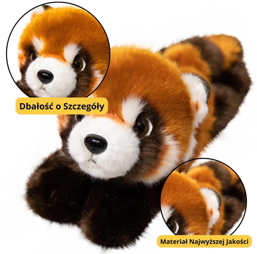 Plush Red Panda Mascot Keyring Lobster