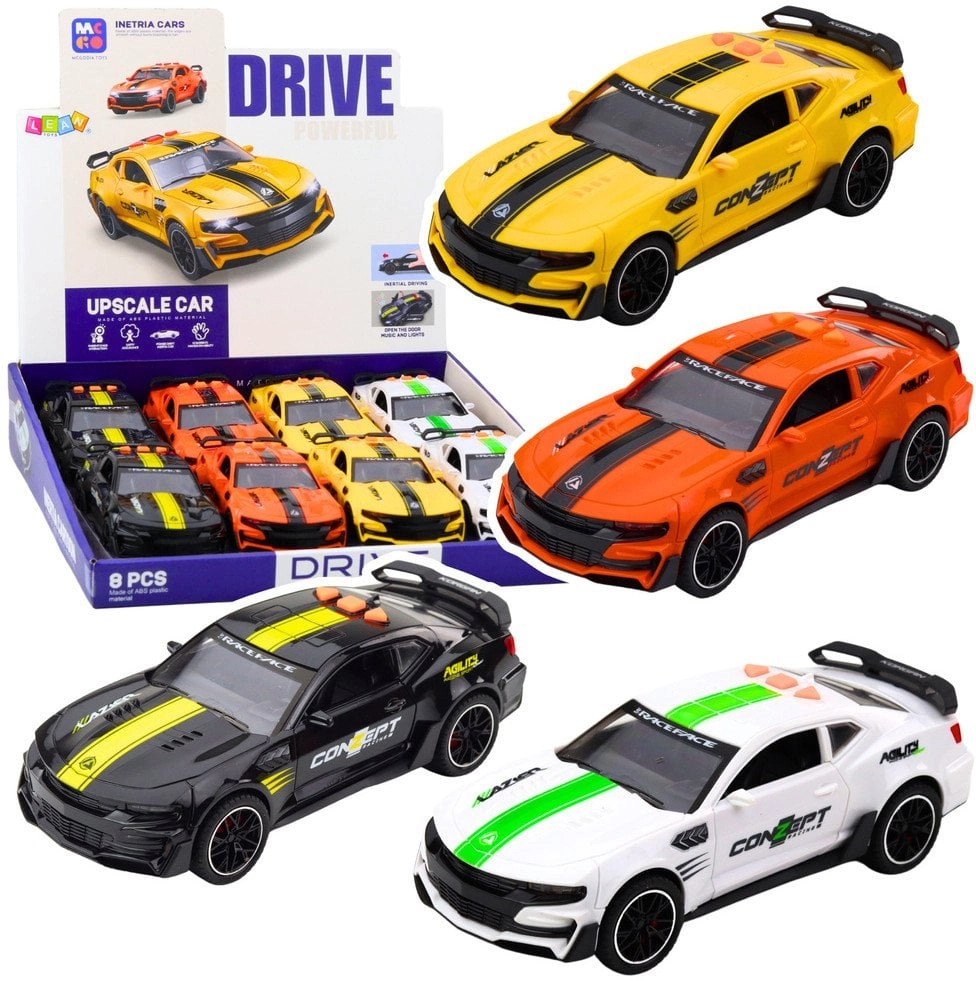 Lazer Sports Car Opening Doors Drive