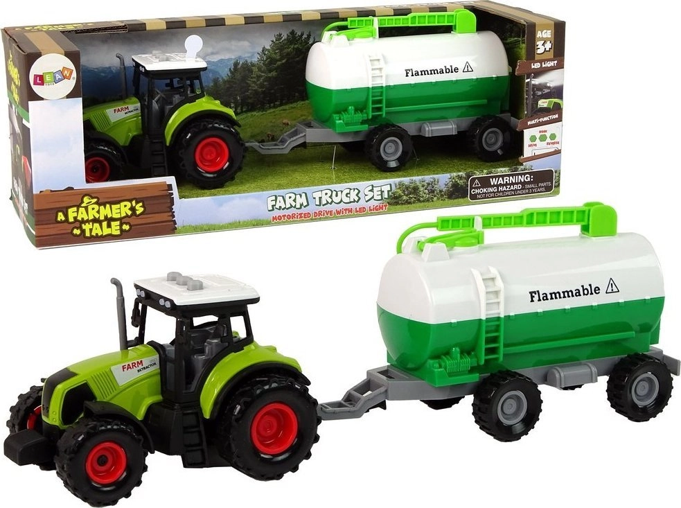 LeanToys Tractor for Children with Tank