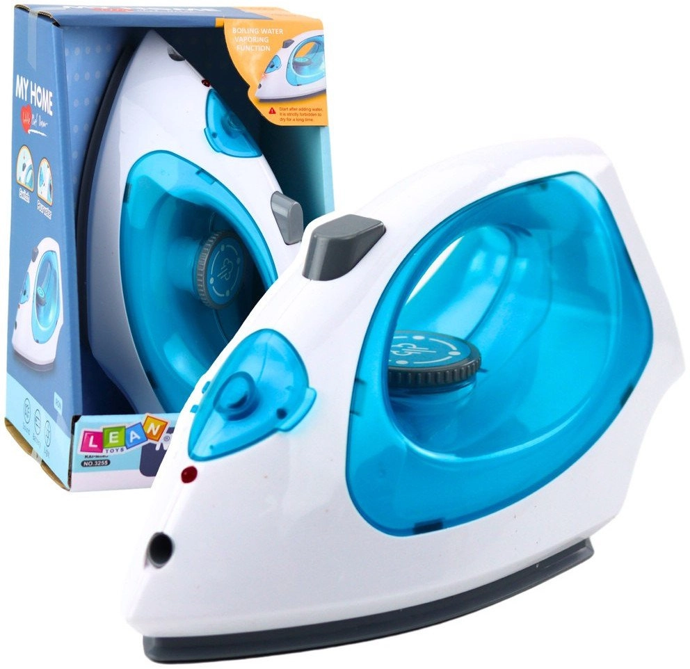 Children`s Toy Iron Pair Lights Blue