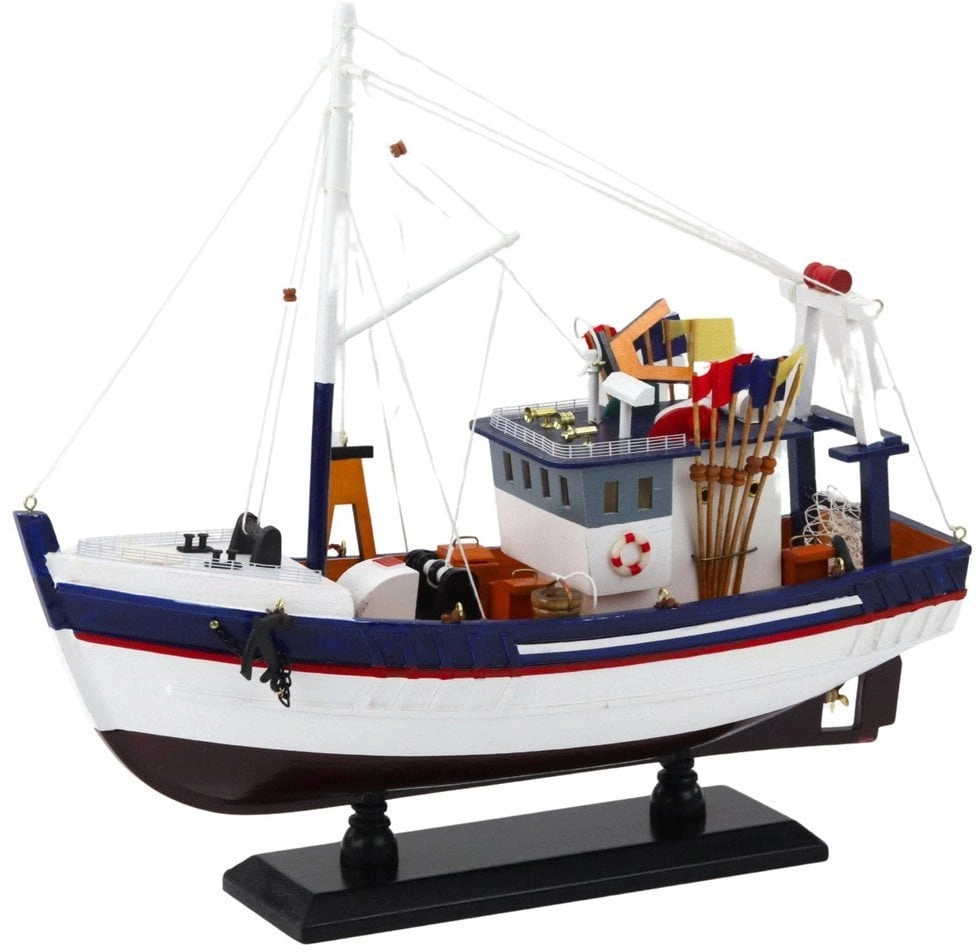 Collectible Model Decorative Fishing Cutter Ship