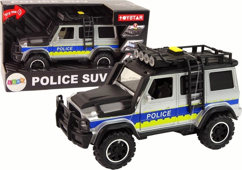 Off-road police car with friction drive