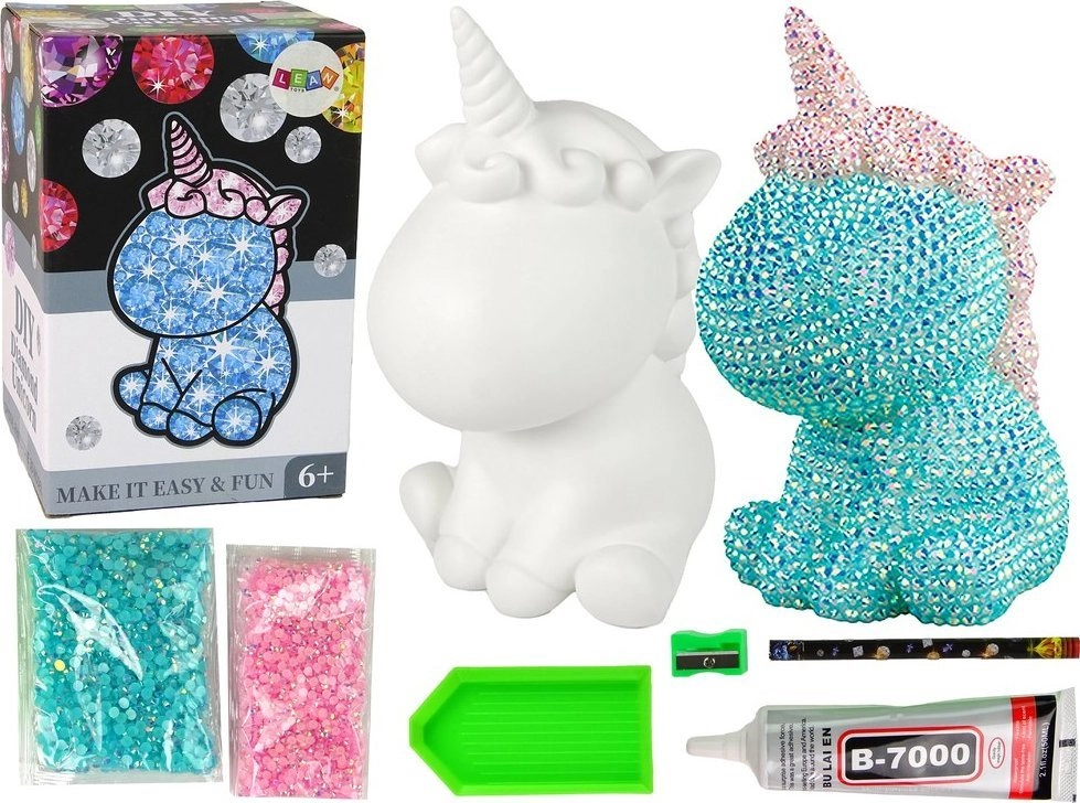 LeanToys Kit Unicorn DIY Diamonds Crystals