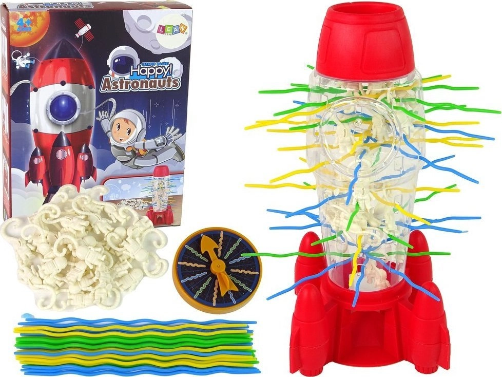 LeanToys Falling Astronauts Rocket Arcade Game