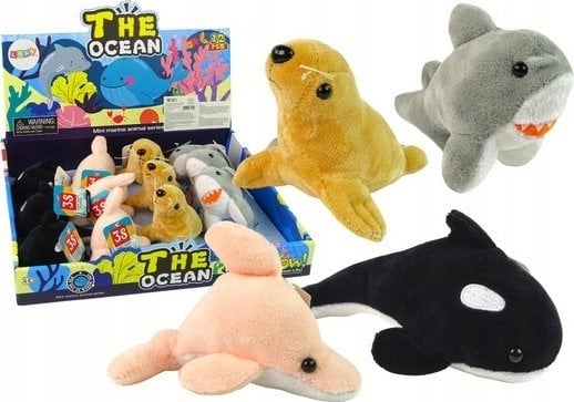 Mini teddy bears of sea animals
