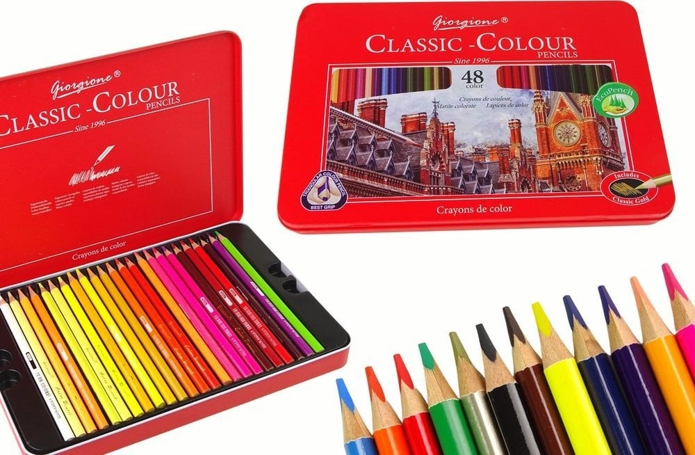 LeanToys Set of 48 Art Crayons