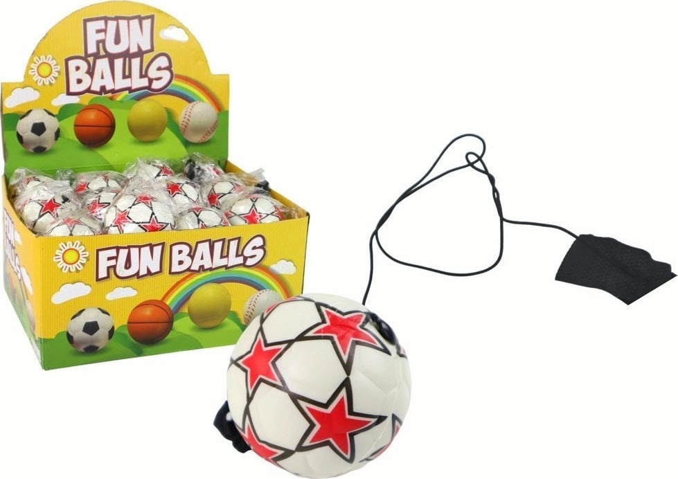 A football with a 6 cm