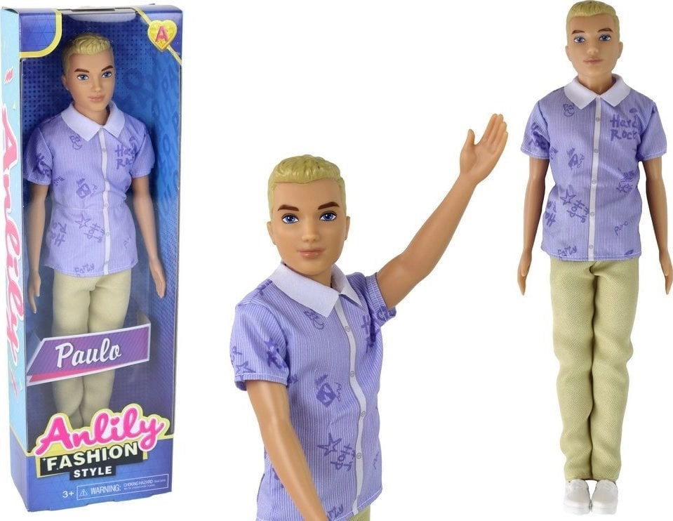 LeanToys Lalka Dla Dzieci Chłopak Paulo