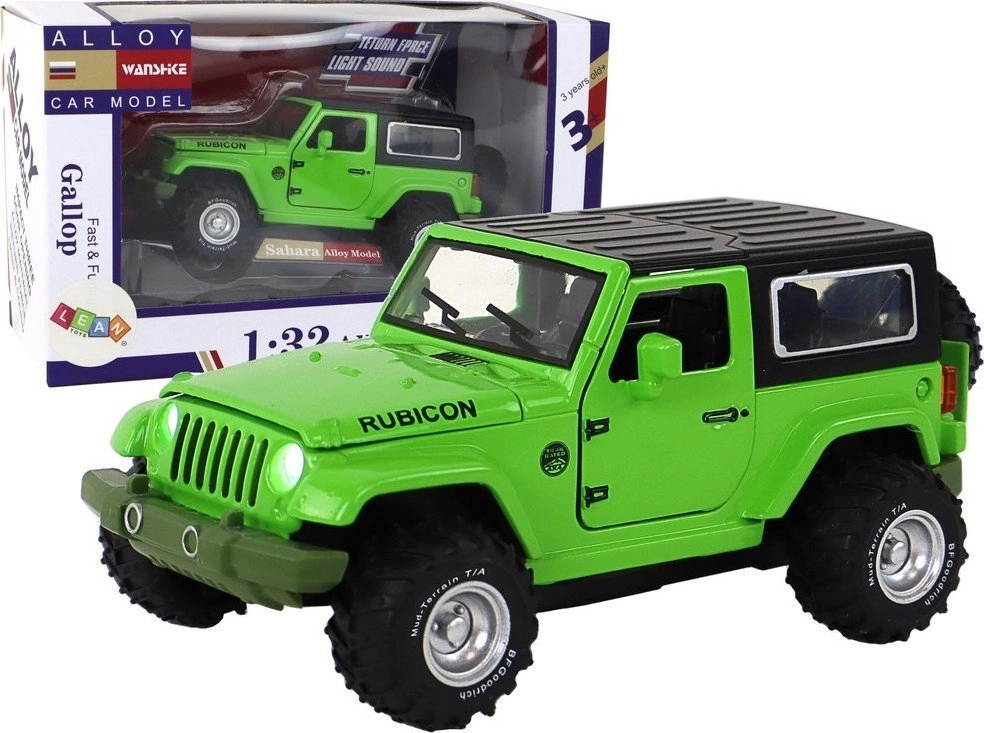LeanToys Off-Road Car Battery Powered Friction