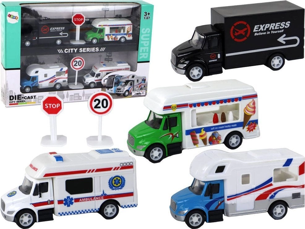Camper Truck Ambulance Driven ice cream