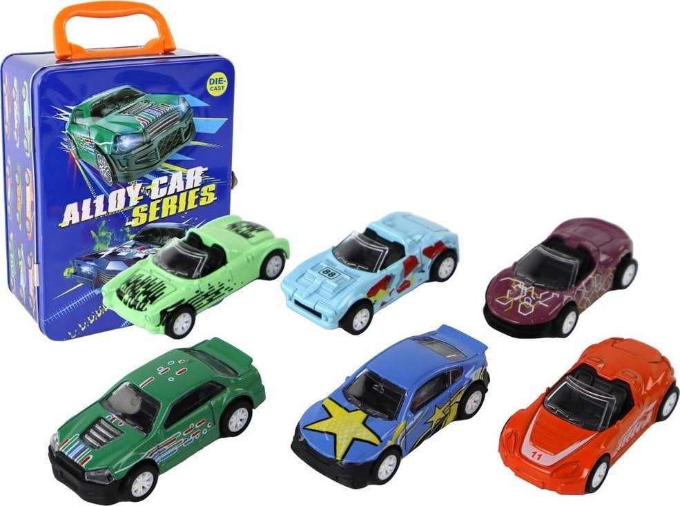 A set of powered vehicles in