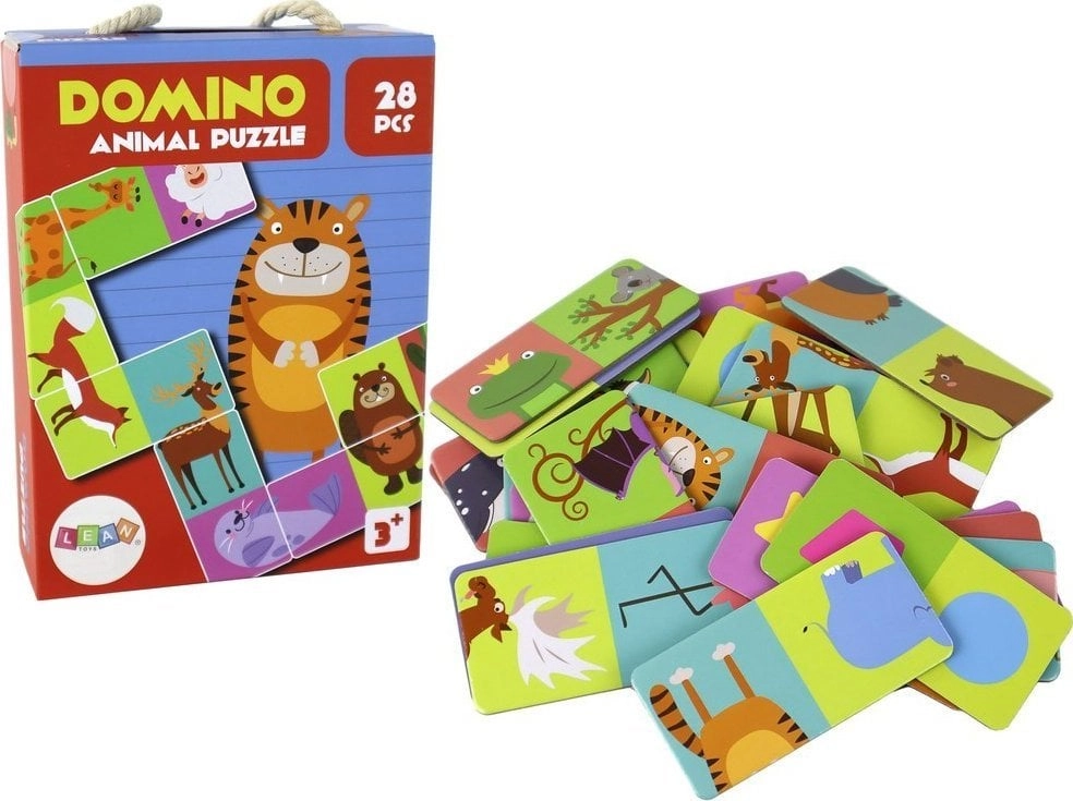 LeanToys Logic Game Puzzle Double-Sided Dominoes