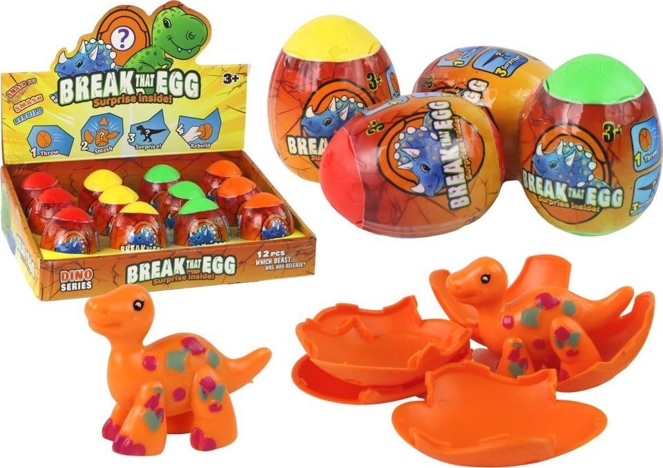 Dinosaur egg 4 colors MIX 16518