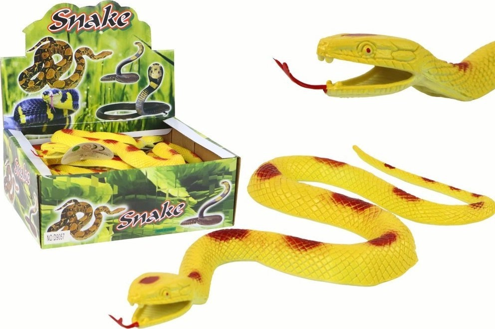 LeanToys Artificial Rubber Vase Yellow with