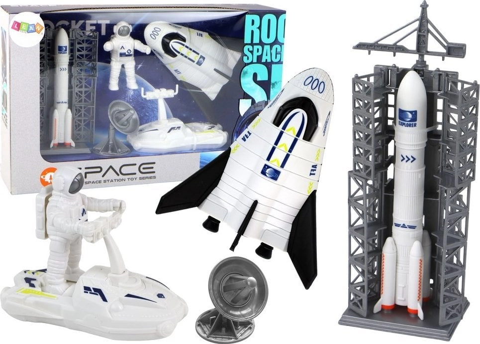 LeanToys Space Mission Set Space Rocket