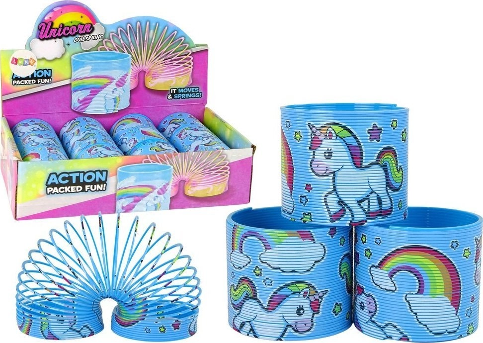 Blue unicorn spring 6cm 16640