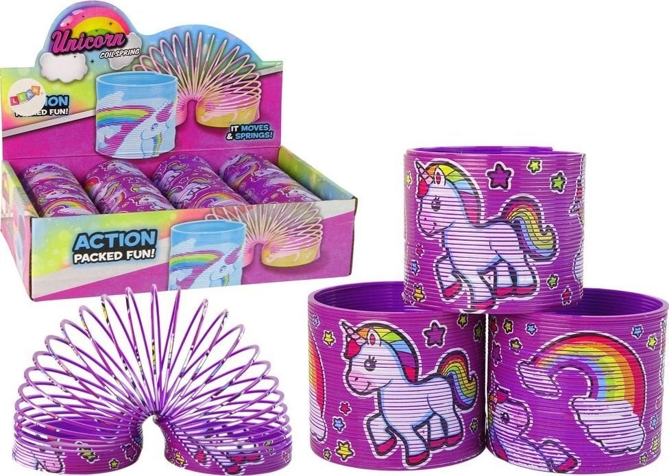 Purple unicorn spring 6cm 16641