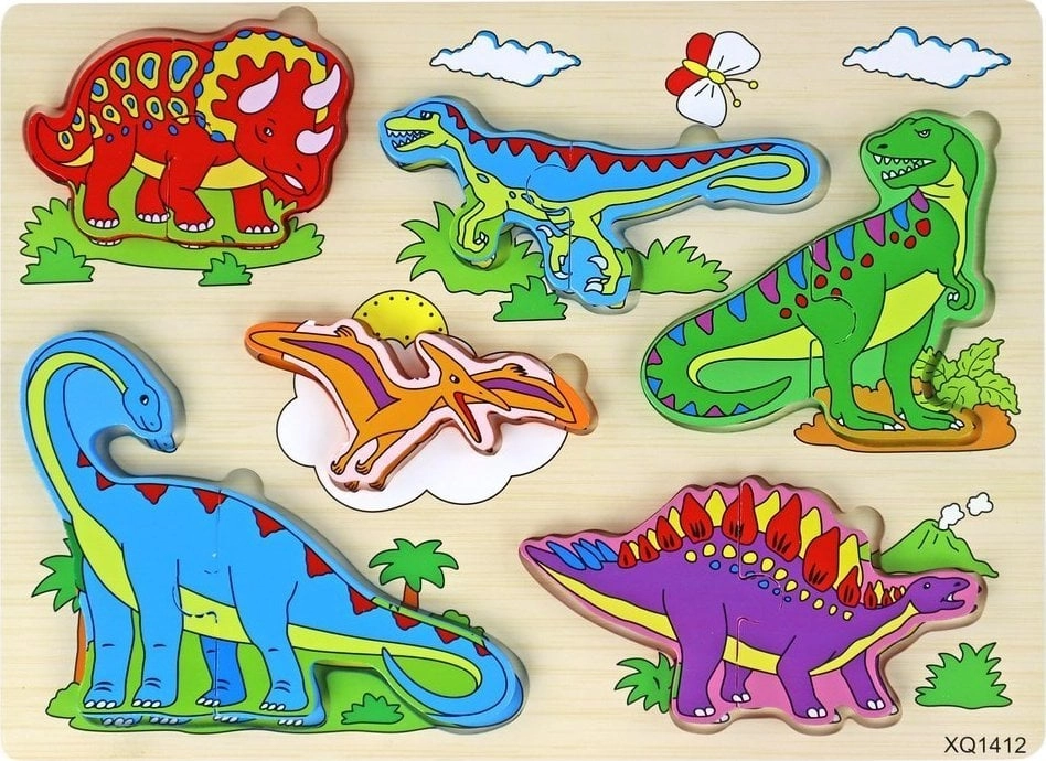 LeanToys Wooden 3D Puzzle For Children