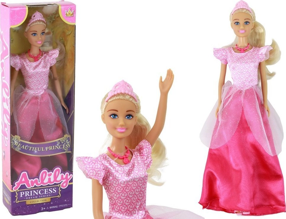LeanToys Lalka Dla Dzieci Anlily Księżniczka