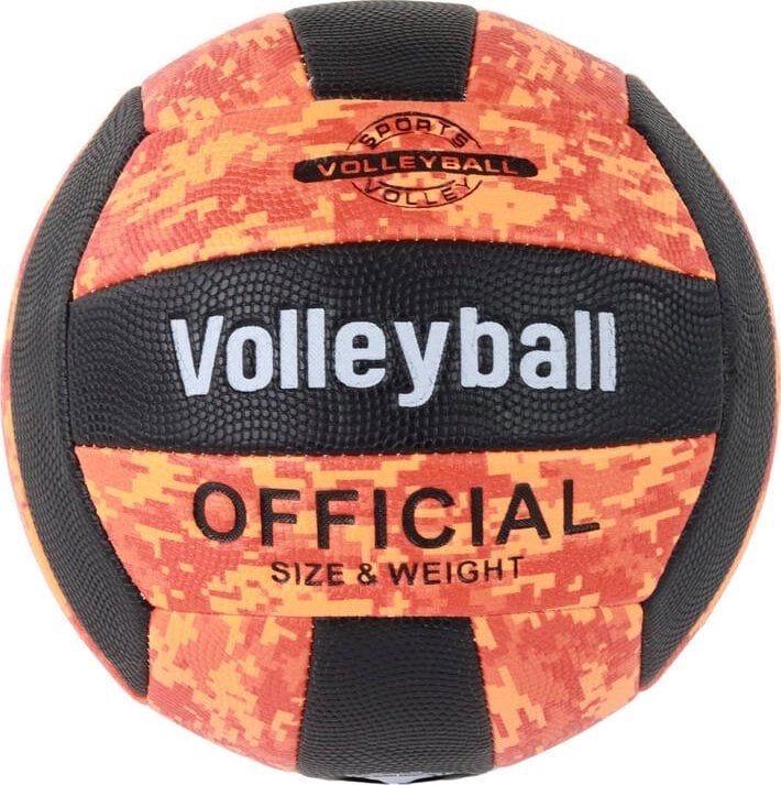 LeanToys Orange Volleyball Ball  Size 5