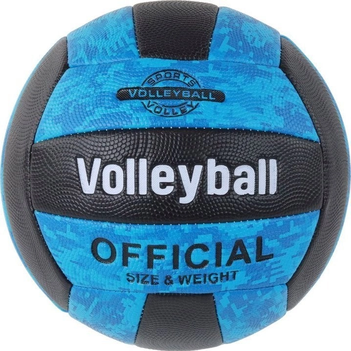 LeanToys Volleyball Ball Blue and Black