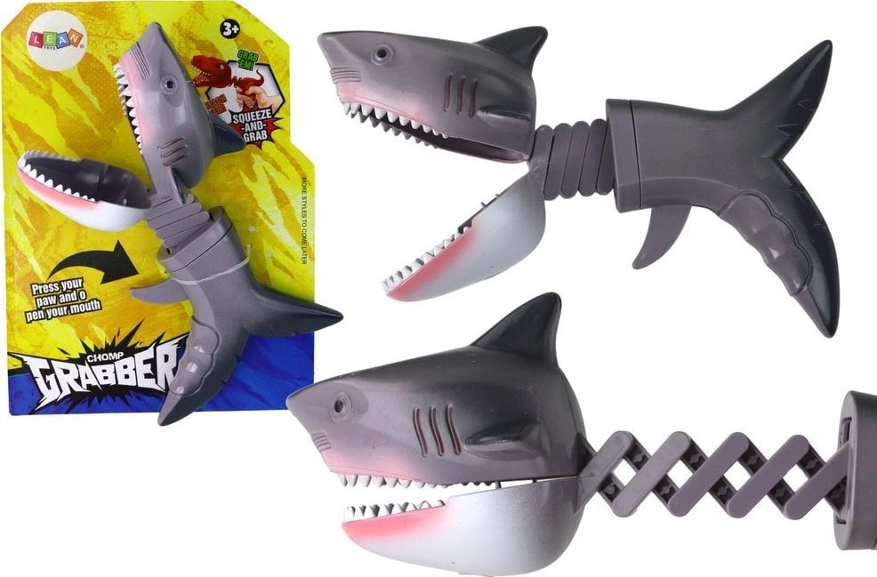 LeanToys Chew Toy Catcher Shark Spring