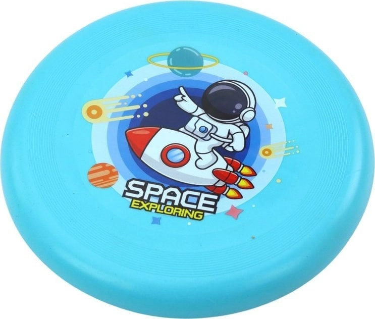 LeanToys Spaceman Flying Frisbee Disc Blue