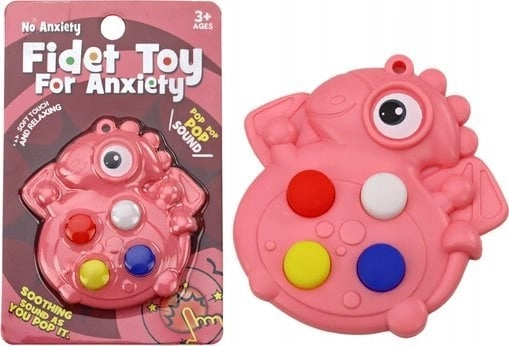 Pop It Dinosaur anti-stress sensory pink