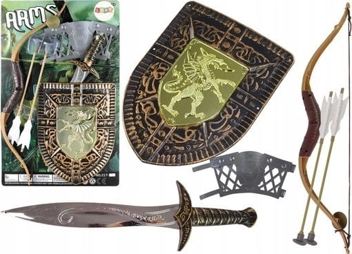 LeanToys Knight Set Bow Sword Shield