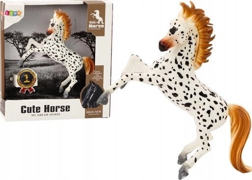LeanToys Horse Figurine White Polka Dot