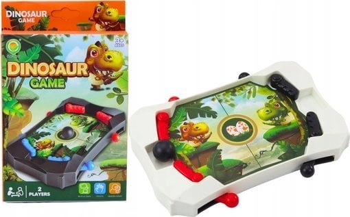 Mini arcade game dinosaur white ball