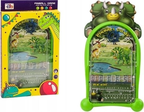 LeanToys Arcade Game Pinball Dinosaurs Stand