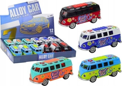 LeanToys Camper Bus 1:32 Metal Lights