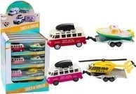 LeanToys All-terrain vehicle with boat or