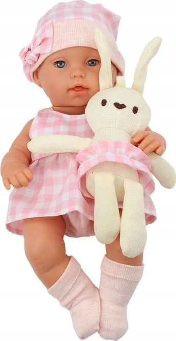 LeanToys Baby Doll  Bunny Carrier  Pink