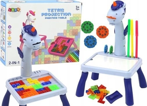 LeanToys Mini Projector Tetris Table 2in1