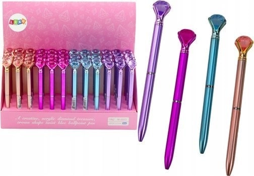 LeanToys Ballpoint Pen With Diamond In