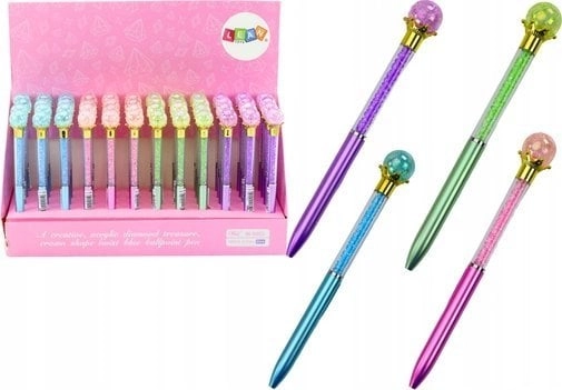 LeanToys Pen With Diamond Ball Diamonds