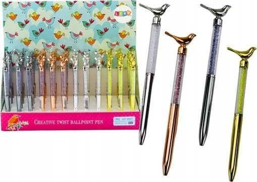 LeanToys Ballpoint Pen With Diamond Bird