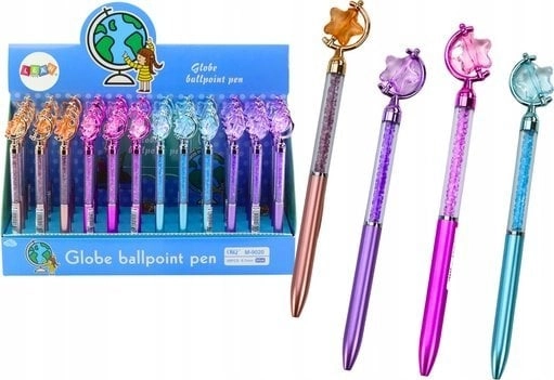 LeanToys Pen With Star Diamonds Blue