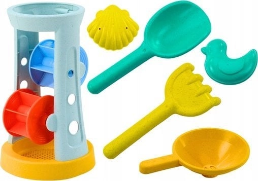LeanToys Sand Toy Set Grinder Rake
