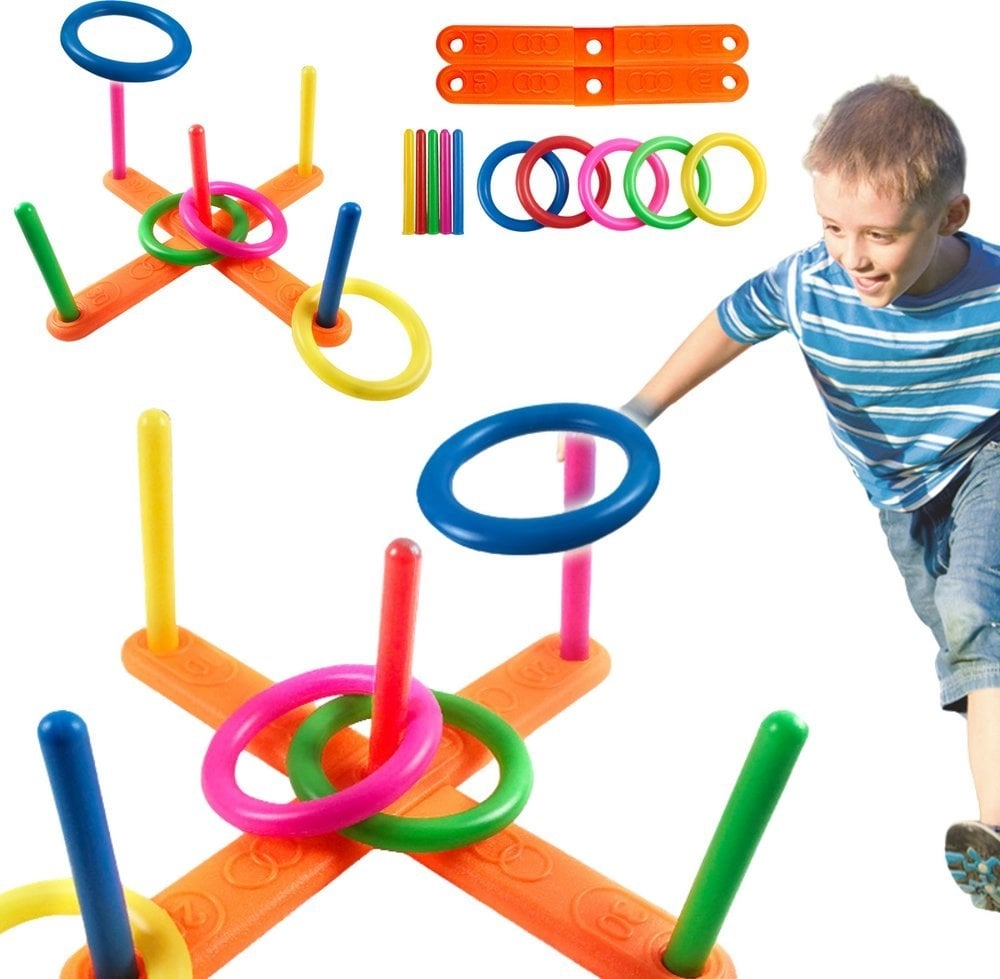 LeanToys Arcade Game Throwing a Hoop