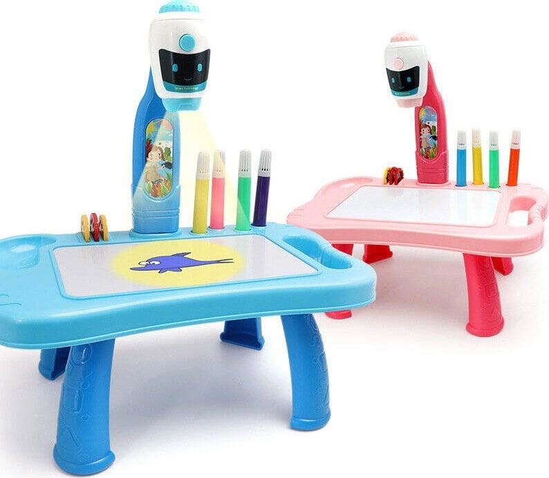 LeanToys Mini Projector Robot Table 2in1