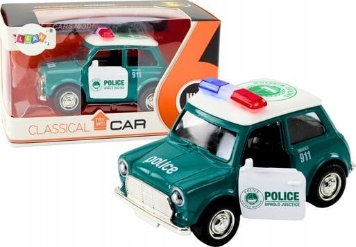 LeanToys Police Car Classic 1:38 Drive