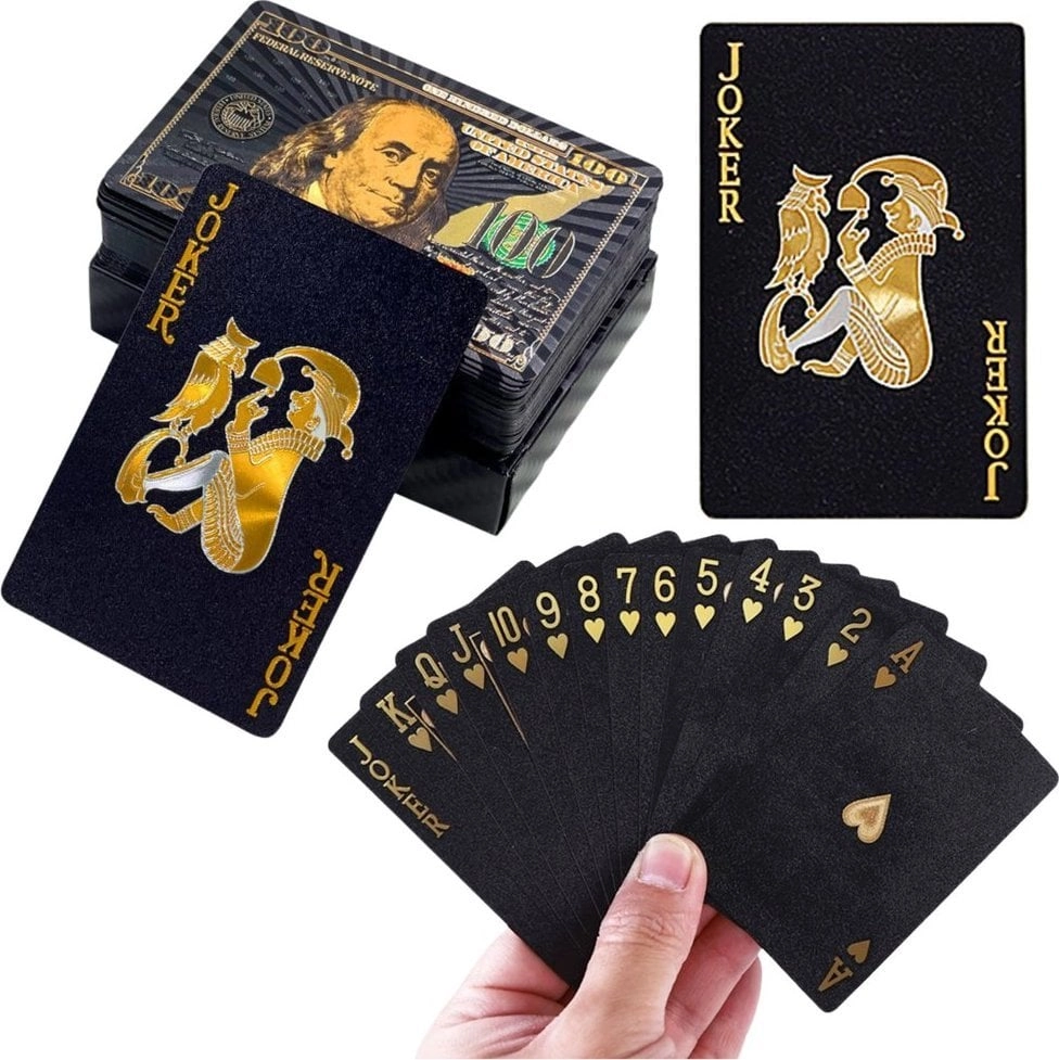 Party Playing Cards Elegant Dollar Banknote
