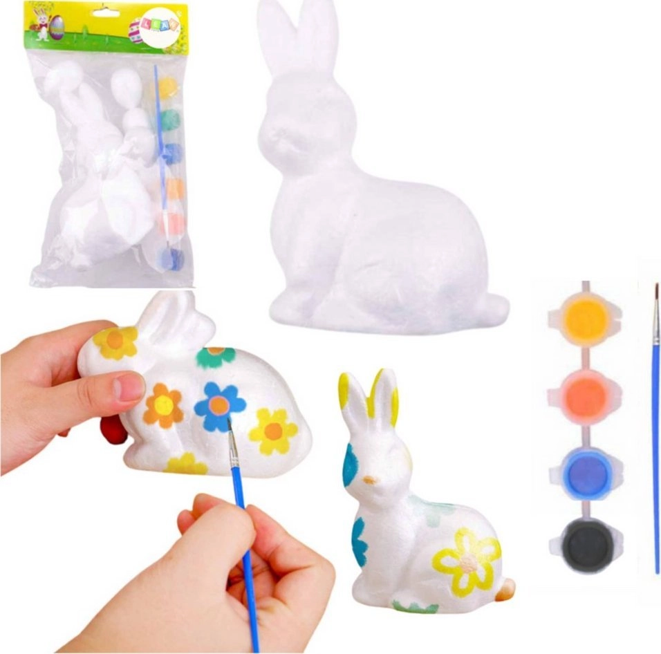 Kit for Painting Styrofoam Decorations Hare