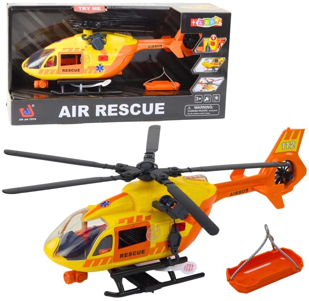 Rescue helicopter lights orange sounds 1:12