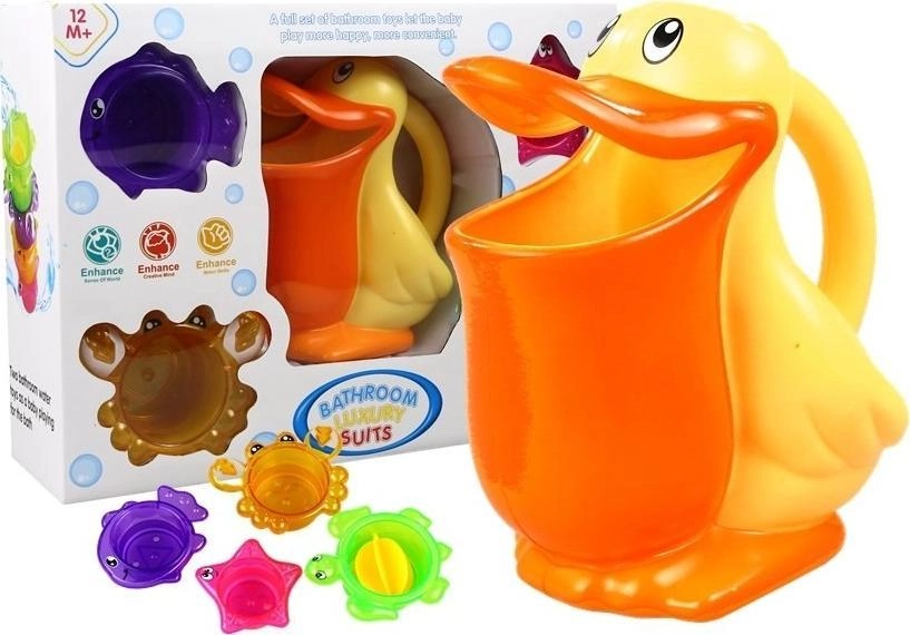 LeanToys Pelican Bath Toy Animal Molds