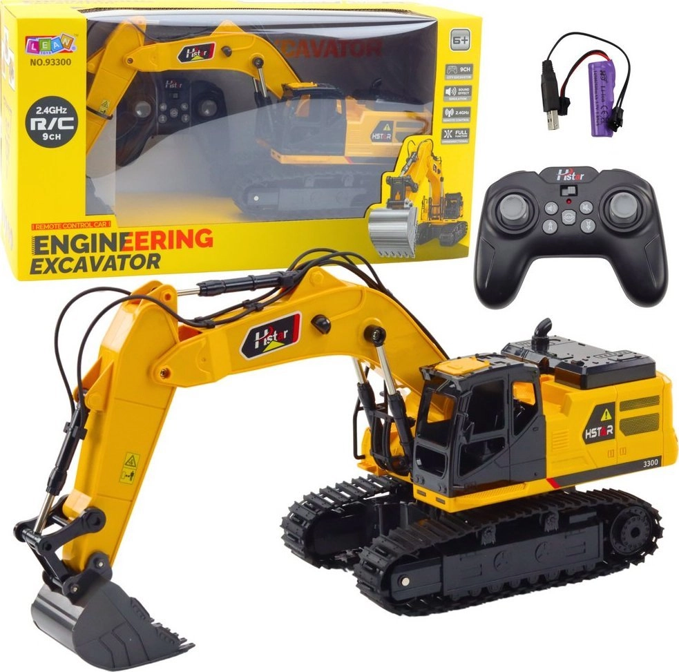 Remotely Controlled RC Crawler Excavator Sounds