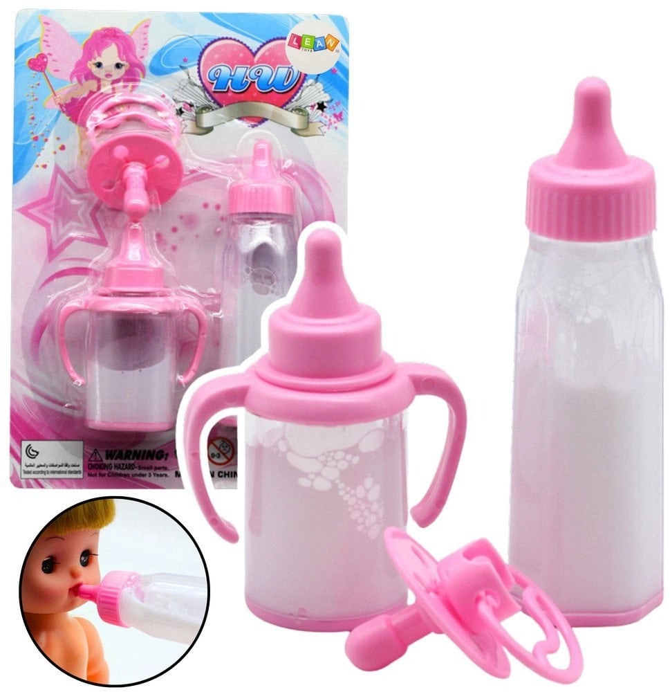 Set Baby Dolls Bottles Disappearing Milk